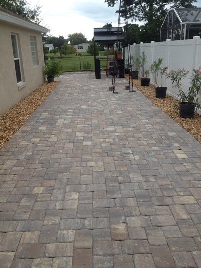 Back Yard Patio Paved Last Year