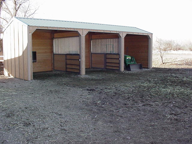 Barn Shed Built On A Farm